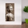Conjunto 3 Peças Budismo Buda Statue Arte Vertical - 3
