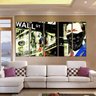 Quadro Decorativo Lobo Wall Street 5 peças 140x65 - 4