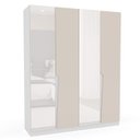 Ver imagem 3 de Guarda Roupa Casal 4 Portas e 4 Gavetas com Espelho 240847 Linha Porto Politorno Móveis