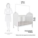 Ver imagem 4 de Berço Mini Cama 3 em 1 100% MDF Maya Espresso Móveis