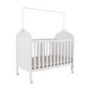 Ver imagem 3 de Berço Mini Cama 3 em 1 100% MDF Maya Espresso Móveis Branco Brilho/Corino