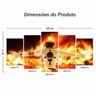 Quadro One Piece Luffy 125x60 decorativo Mosaico - 5