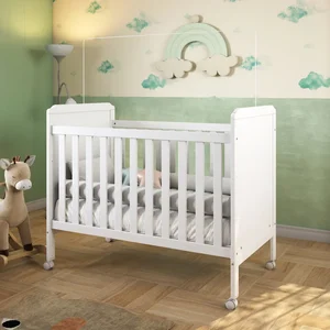Berço Minicama 2 em 1 Americano 100% MDF Cloe