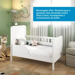 Berço Minicama 2 em 1 Americano 100% MDF Cloe - 14