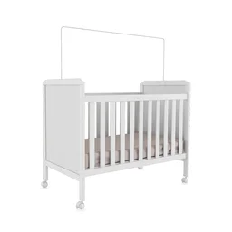 Berço Minicama 2 em 1 Americano 100% MDF Cloe - 4
