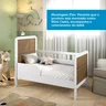 Berço Mini Cama 2 em 1 Americano em MDF Cloe  - 13