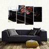 Quadro Decorativo Piano Violino Quarto Em Tecido 4 Peças 1 - 2
