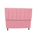 Ver imagem 2 de Jogo Cabeceira e Recamier Baú para Cama Box Casal King 1.95:rosa