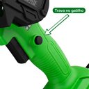 Ver imagem 7 de Mini Motosserra Elétrica Portátil 21v C/2 Baterias Lítio Tser21