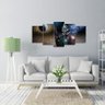 Quadro Star Wars Filmes Mosaico 5 Peças decorativo 2 - 1