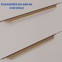 Ver imagem 5 de Cozinha Completa Helena 6 Portas 2 Gavetas Ripado Cinamomo/off White - Pnr Móveis
