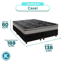 Ver imagem 3 de Cama Box + Colchão Casal D28 Conforto Paropas