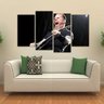 Quadro Decorativo James Hetfield Metallica Em Tecido 4 Peças - 1