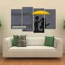 Quadro Decorativo How I Met Your Mother Em Tecido 4 Peças 1R - 1