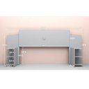 Ver imagem 2 de Cabeceira Casal Regulável com Prateleiras Acapulco J&A Móveis