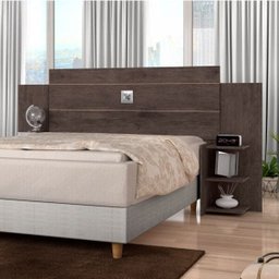 Cabeceira Casal Regulável com Prateleiras Acapulco J&A Móveis - 1