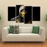 Quadro Decorativo Scorpion Mortal Kombat Em Tecido 4 Peças 1 - 1