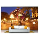 Ver imagem 1 de Papel de Parede Cidade Relógio Luzes Praça 3d Ncd163