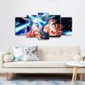 Quadro decorativo Goku Mosaico Para Quarto 125x60 5 Peças - 1
