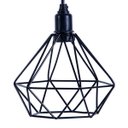Ver imagem 2 de Lustre com 3 Pendentes Diamante - Preto - 3-2100-3