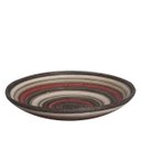 Ver imagem 1 de Centro de Mesa Bacia P Em Cerâmica Vermelho e Marrom