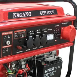 Gerador de Energia a Gasolina 10kva Trifásico 110220v Partida Elétrica - 6