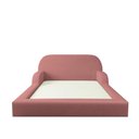 Ver imagem 3 de Cama Colchão Casal Montessoriana Infantil Proteção Lateral Cor:rosa