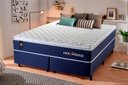 Ver imagem 1 de Cama Box King Lagras com Colchão Molas Ensacadas 193x203x66 Azul