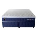 Ver mais imagens de Cama Box King Lagras com Colchão Molas Ensacadas 193x203x60 Azul