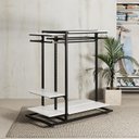 Ver imagem 1 de Expositor Central para Loja Cremalheira Mult. com Rodizio 150x130x70 Cm Comac