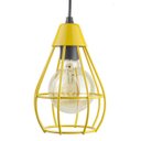 Ver imagem 2 de Lustre com 3 Pendentes Aramados - Amarelo - 3-2800-1