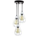 Ver imagem 1 de Lustre com 3 Pendentes Aramados Gota - Branco - 3-2800-4