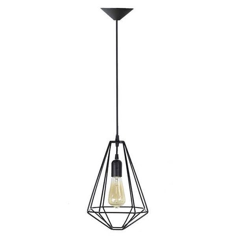 Pendente Aramado Modelo L - Preto - 2251-3