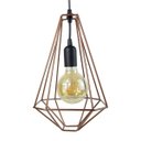 Ver imagem 1 de Pendente Aramado Modelo L - Bronze - 2251-13