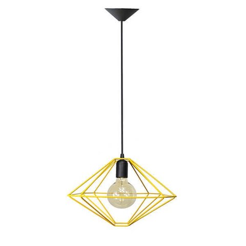 Lustre Aramado Modelo Z - Amarelo - 2253-1