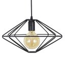Ver imagem 2 de Pendente Aramado Modelo Z - Preto - 2253-3