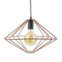 Ver imagem 1 de Pendente Aramado Modelo Z - Bronze - 2253-13