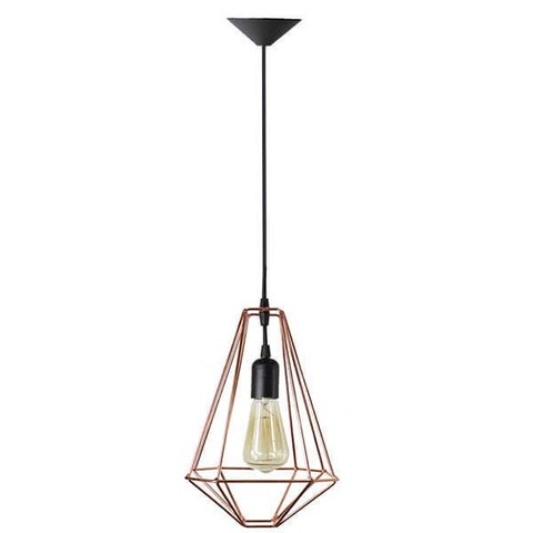 Pendente Aramado Modelo L - Cobre - 2251-10