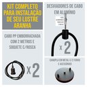 Ver imagem 6 de Lustre Aranha com 2 Pendentes - 2-2510
