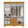 Guarda Roupa Casal 6 Portas 2 Gavetas Maya Acp Móveis Cinamomo - 5