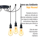 Ver imagem 4 de Lustre Aranha com 5 Pendentes - 5-2510
