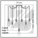 Ver imagem 7 de Lustre Aranha com 7 Pendentes - 7-2510