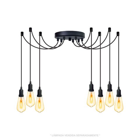 Lustre Aranha com 7 Pendentes - 7-2510