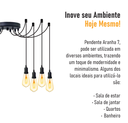 Ver imagem 4 de Lustre Aranha com 7 Pendentes - 7-2510