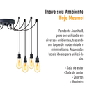 Ver imagem 4 de Lustre Aranha com 8 Pendentes - 8-2510