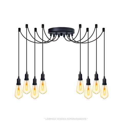 Lustre Aranha com 8 Pendentes - 8-2510
