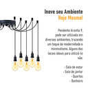 Ver imagem 4 de Lustre Aranha com 9 Pendentes - 9-2510