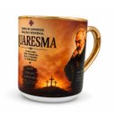 Ver imagem 2 de Caneca e Chaveiro Quaresma São Miguel Arcanjo e Santo Padre Pio Fé e Oração
