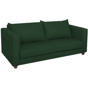 Sofá 2 Lugares Lisboa Suede - Amarena Móveis Sofá 2 Lugares Sofás Verde