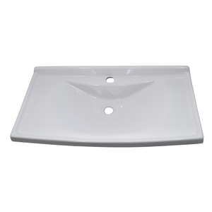 Pia Elite Concept em Mármore Sintético 58x31cm- Branco 01